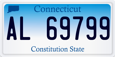 CT license plate AL69799