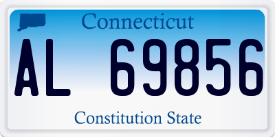 CT license plate AL69856