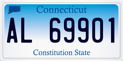 CT license plate AL69901