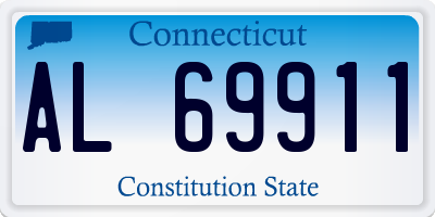 CT license plate AL69911