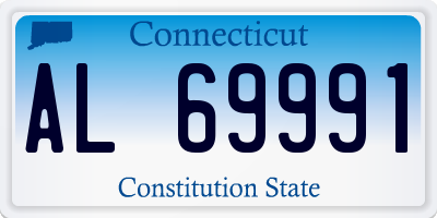CT license plate AL69991