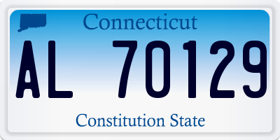 CT license plate AL70129