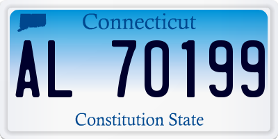 CT license plate AL70199
