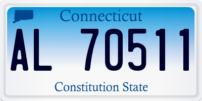 CT license plate AL70511