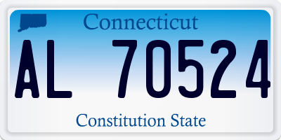 CT license plate AL70524