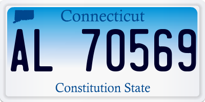 CT license plate AL70569