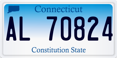 CT license plate AL70824