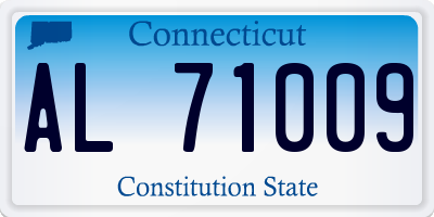 CT license plate AL71009