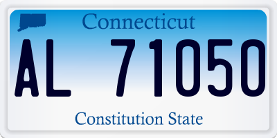 CT license plate AL71050