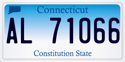 CT license plate AL71066
