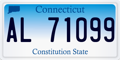 CT license plate AL71099
