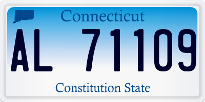 CT license plate AL71109