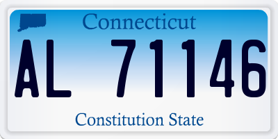 CT license plate AL71146