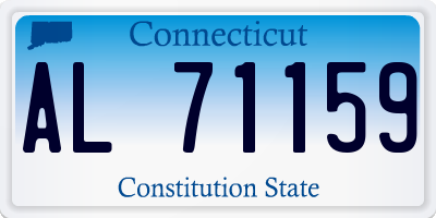 CT license plate AL71159