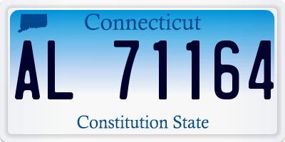 CT license plate AL71164