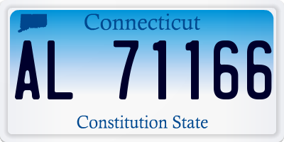 CT license plate AL71166
