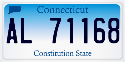 CT license plate AL71168