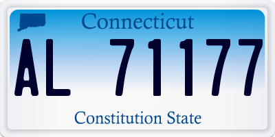 CT license plate AL71177