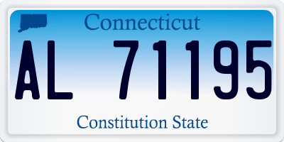 CT license plate AL71195