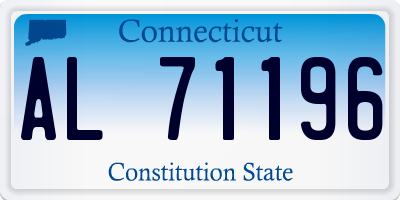 CT license plate AL71196