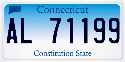 CT license plate AL71199