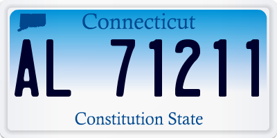 CT license plate AL71211