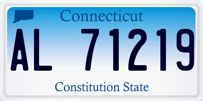 CT license plate AL71219