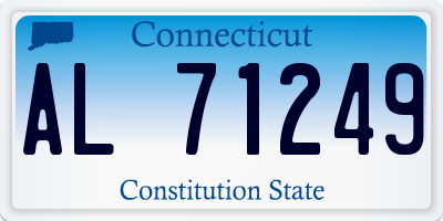 CT license plate AL71249