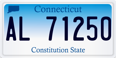 CT license plate AL71250