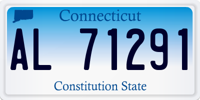 CT license plate AL71291