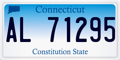 CT license plate AL71295