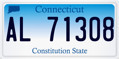 CT license plate AL71308