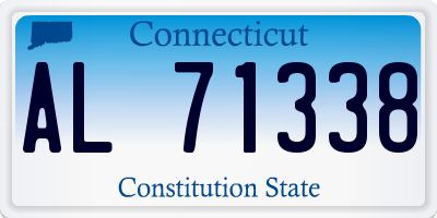 CT license plate AL71338