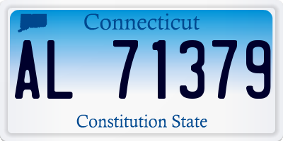 CT license plate AL71379