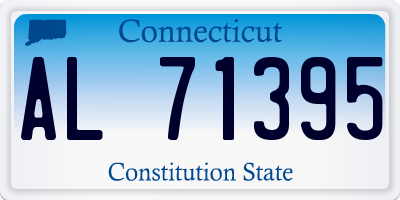 CT license plate AL71395
