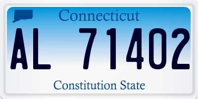 CT license plate AL71402