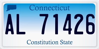 CT license plate AL71426