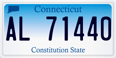 CT license plate AL71440