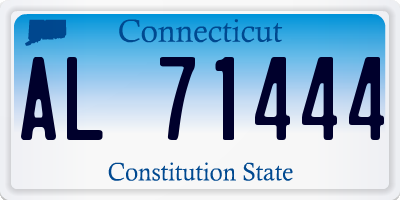 CT license plate AL71444