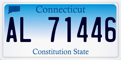 CT license plate AL71446