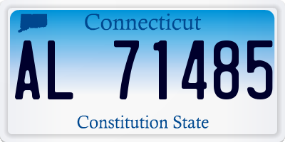CT license plate AL71485