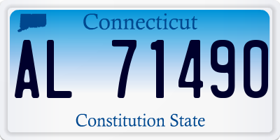 CT license plate AL71490