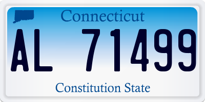 CT license plate AL71499