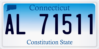 CT license plate AL71511
