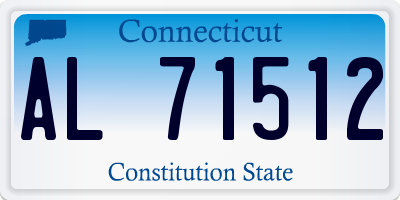 CT license plate AL71512