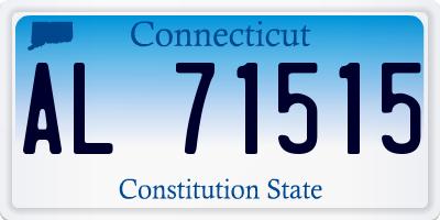 CT license plate AL71515