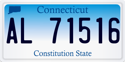 CT license plate AL71516