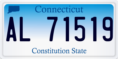 CT license plate AL71519