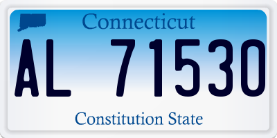 CT license plate AL71530