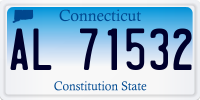 CT license plate AL71532